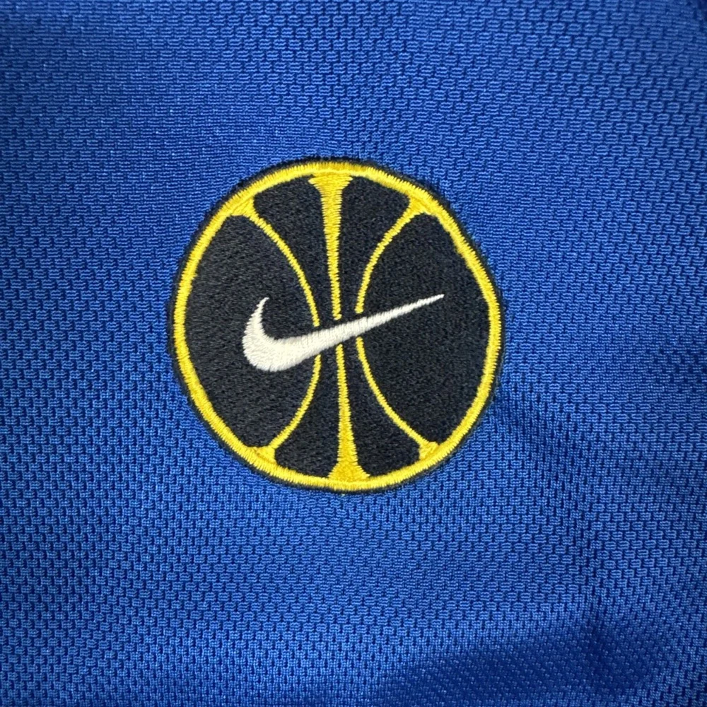 Vintage Nike Team Sports Warm Up Jacket Mens Medium Blue Full Zip Basketball Y2K